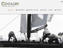 Tablet Screenshot of centaury.fr